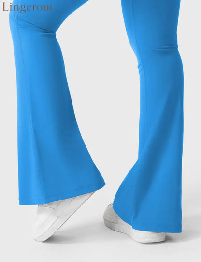 Brittany Flared Leggings with Pockets