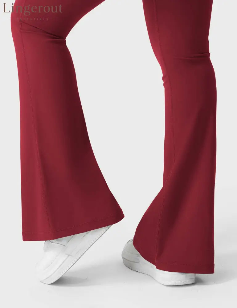 Brittany Flared Leggings with Pockets