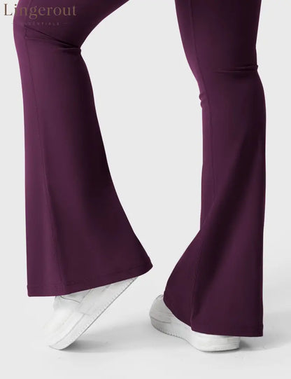 Brittany Flared Leggings with Pockets