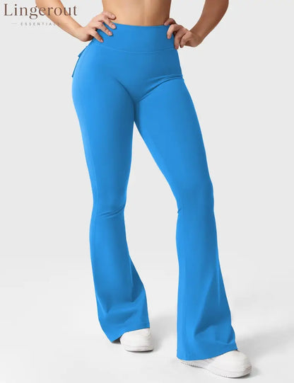 Brittany Flared Leggings with Pockets