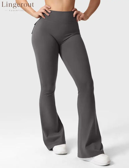 Brittany Flared Leggings with Pockets