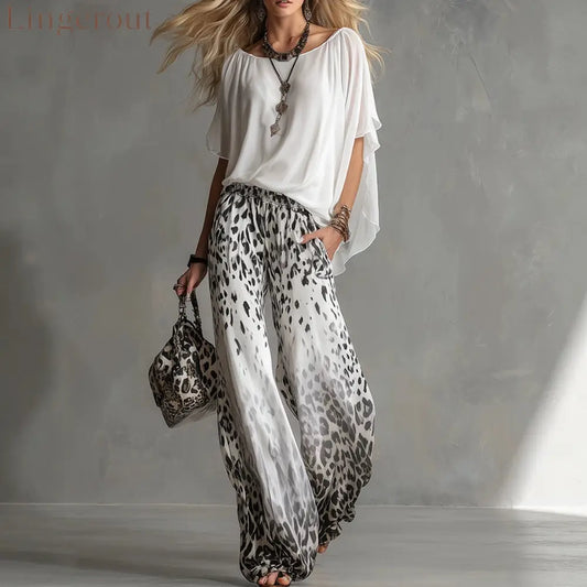 Casual Loose Vacation Matching Set