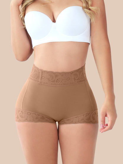 Women Classic Lace Butt Lifter Panty Smoothing Brief - Daily Wear
