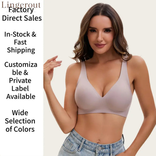Comfort Wireless Seamless Full Coverage Everyday Support Bra