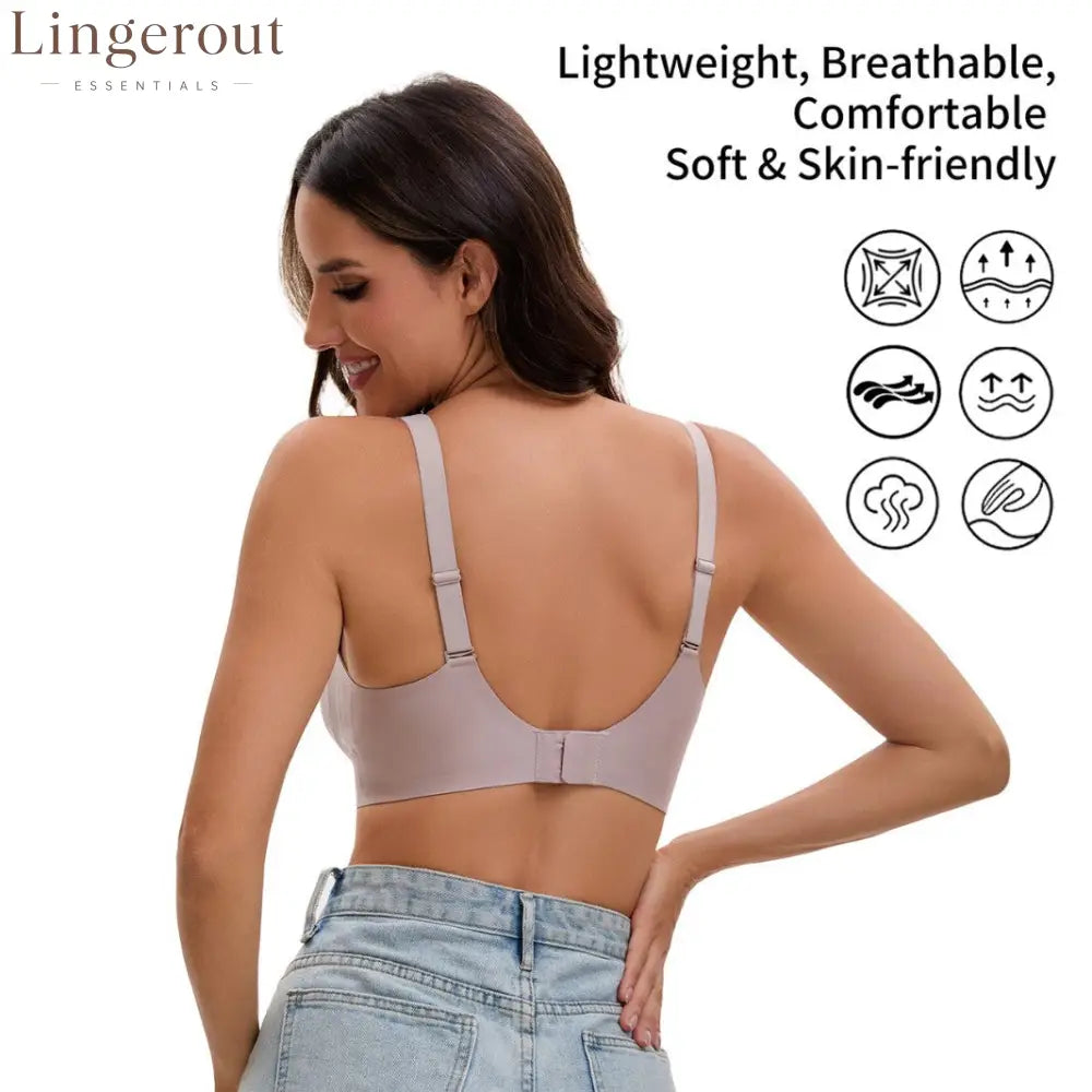 Comfort Wireless Seamless Full Coverage Everyday Support Bra