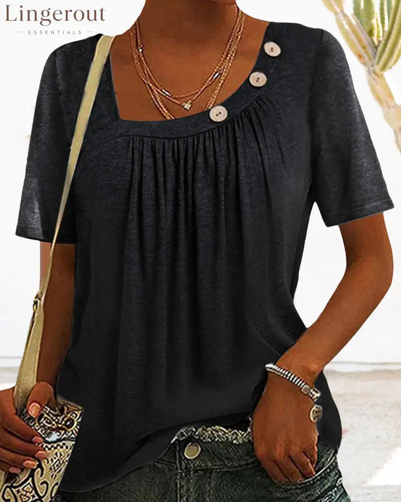 Comfortable short sleeve top