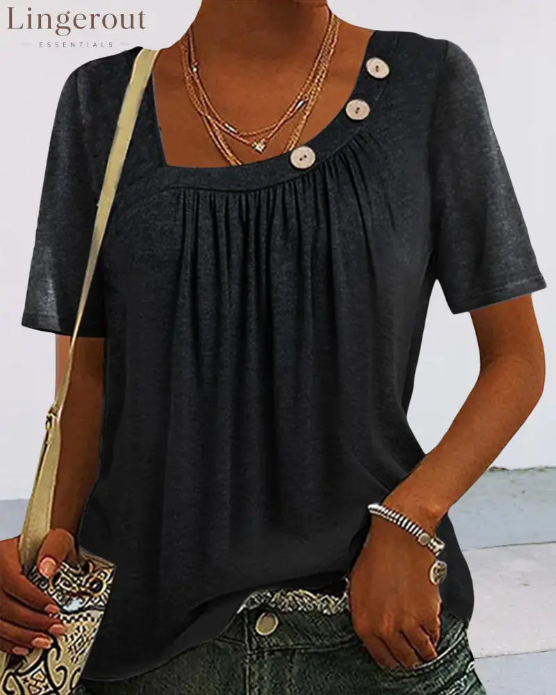 Comfortable short sleeve top