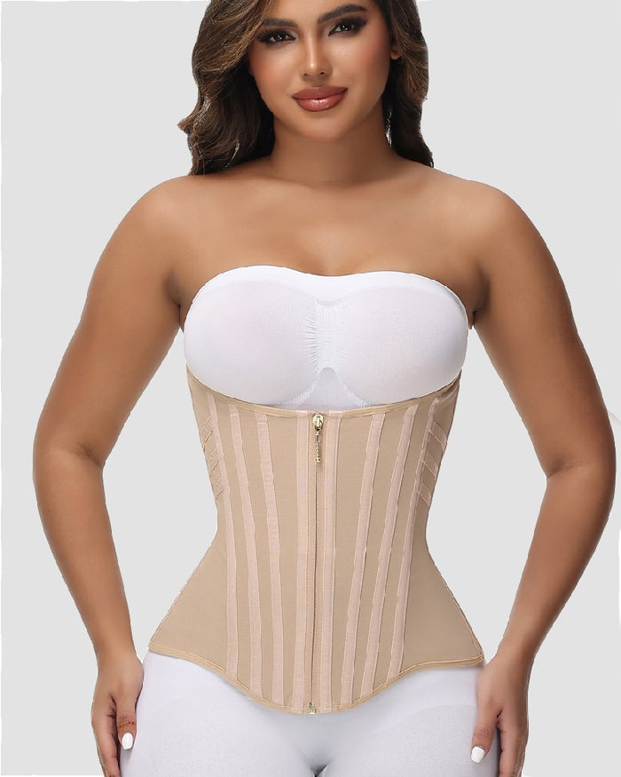 Hugmecurve® Curved Boned Waist Trainer High Compression Tiny Waist Corset
