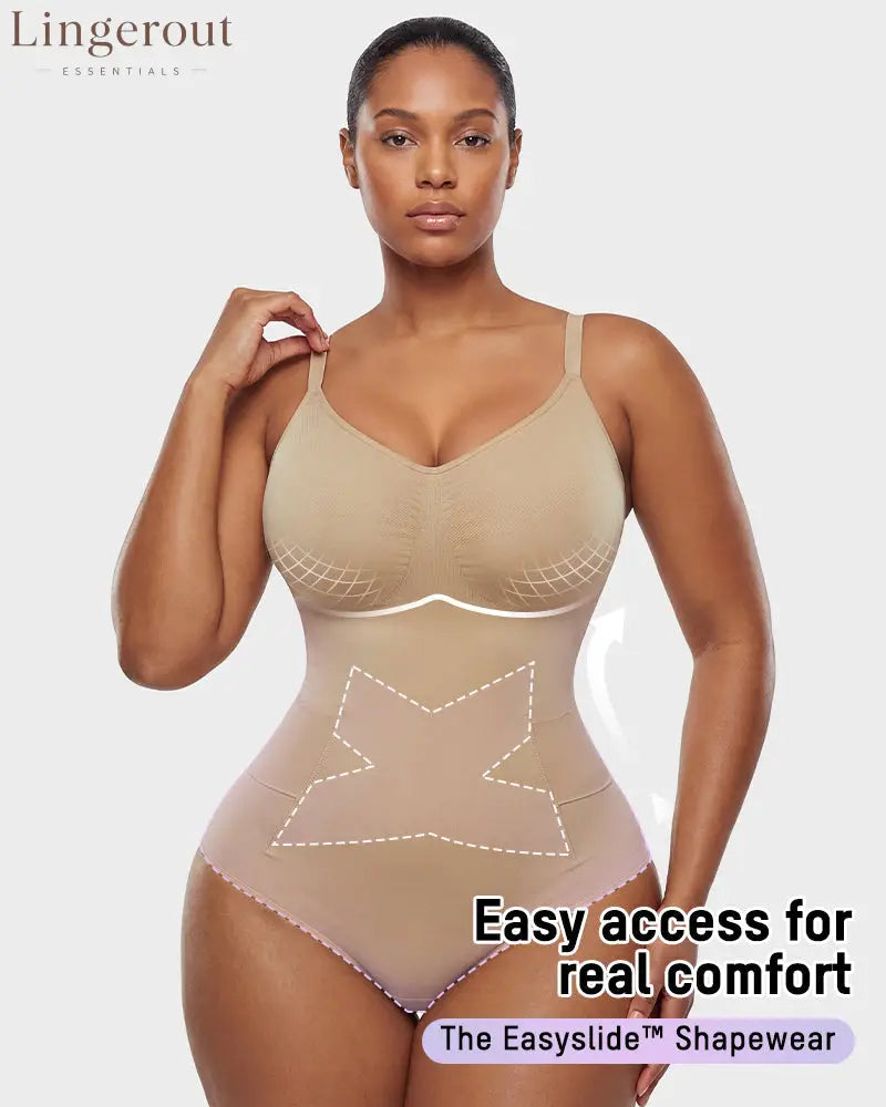Deep V Camisole Bodysuit Shapewear