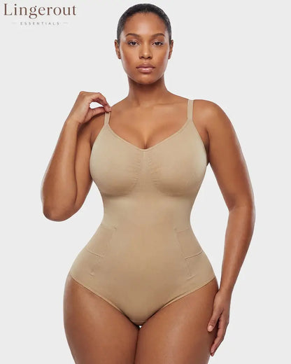Deep V Camisole Bodysuit Shapewear