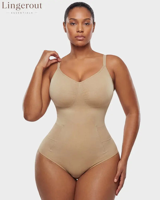 Deep V Camisole Bodysuit Shapewear