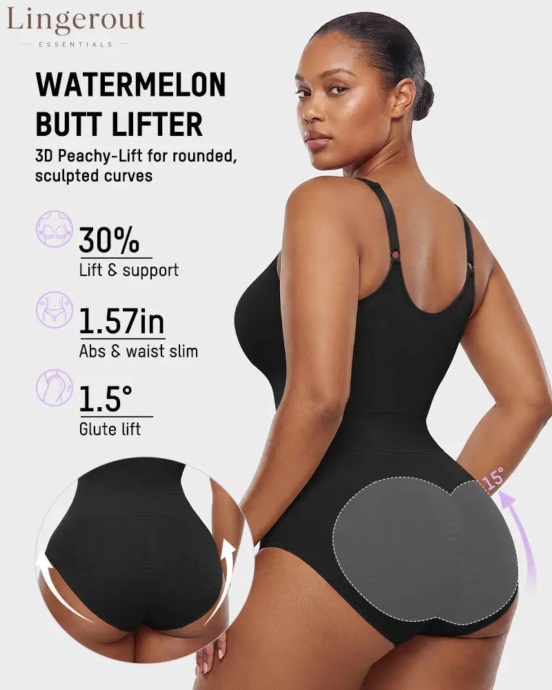 Deep V Camisole Bodysuit Shapewear