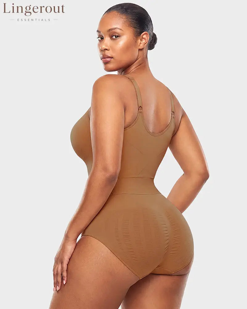 Deep V Camisole Bodysuit Shapewear
