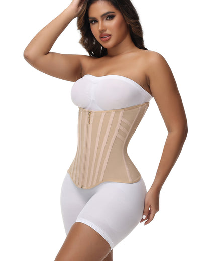 Hugmecurve® Curved Boned Waist Trainer High Compression Tiny Waist Corset