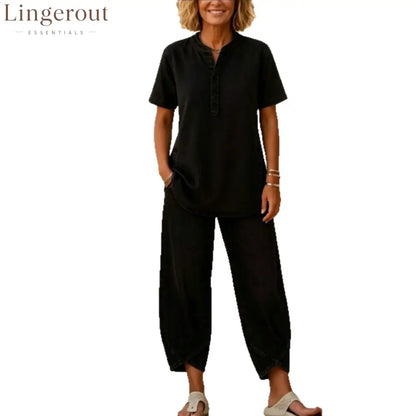 Effortless Denim Two-Piece Cozy Set