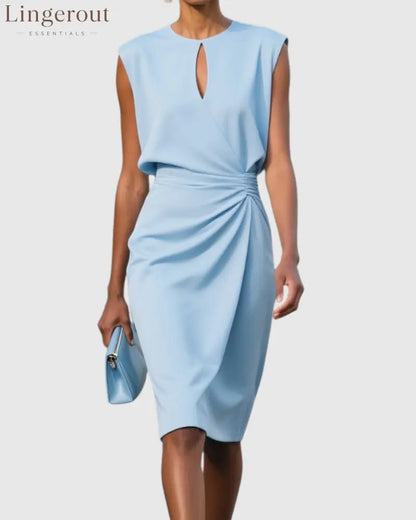 Elegant And Comfortable Dress For Every Occasion - Light Blue / UK 8 (S)