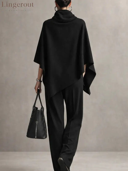 Elegant Drape Two-Piece Set