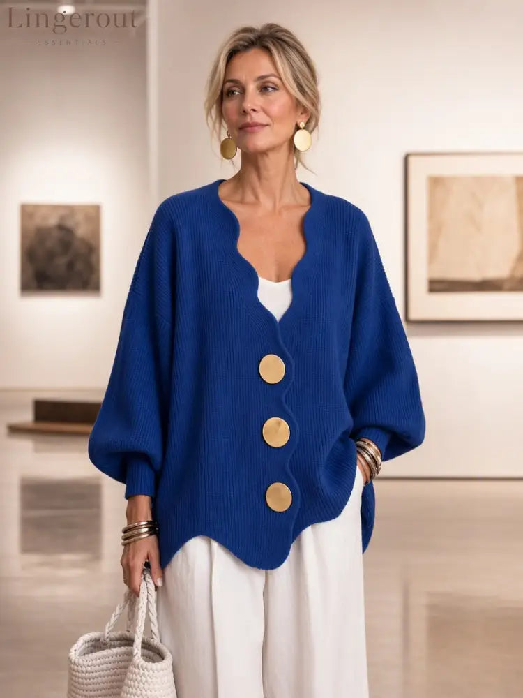 Everyday Button Front Cardigan Sweater - HOT SALE