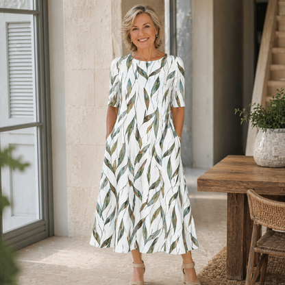 Effortless Floral Midi Dress