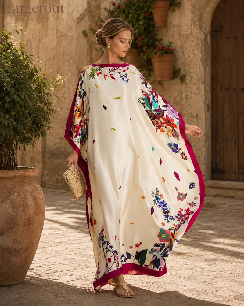 Fiora Garden Maxi Kaftan - Maxi Dresses