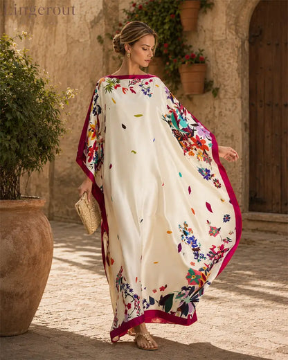 Fiora Garden Maxi Kaftan - Maxi Dresses