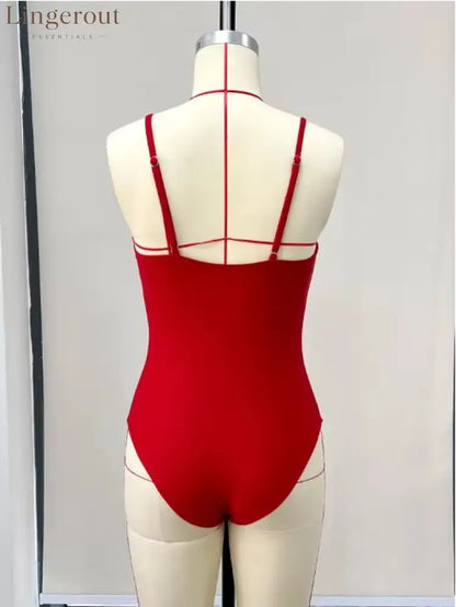 Flower Hollow One Piece Swimsuit and Skirt