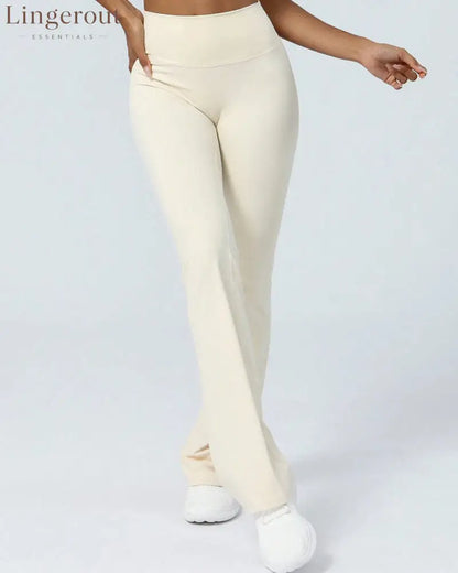 High Waist Butt-lifting Flare Leggings For Women