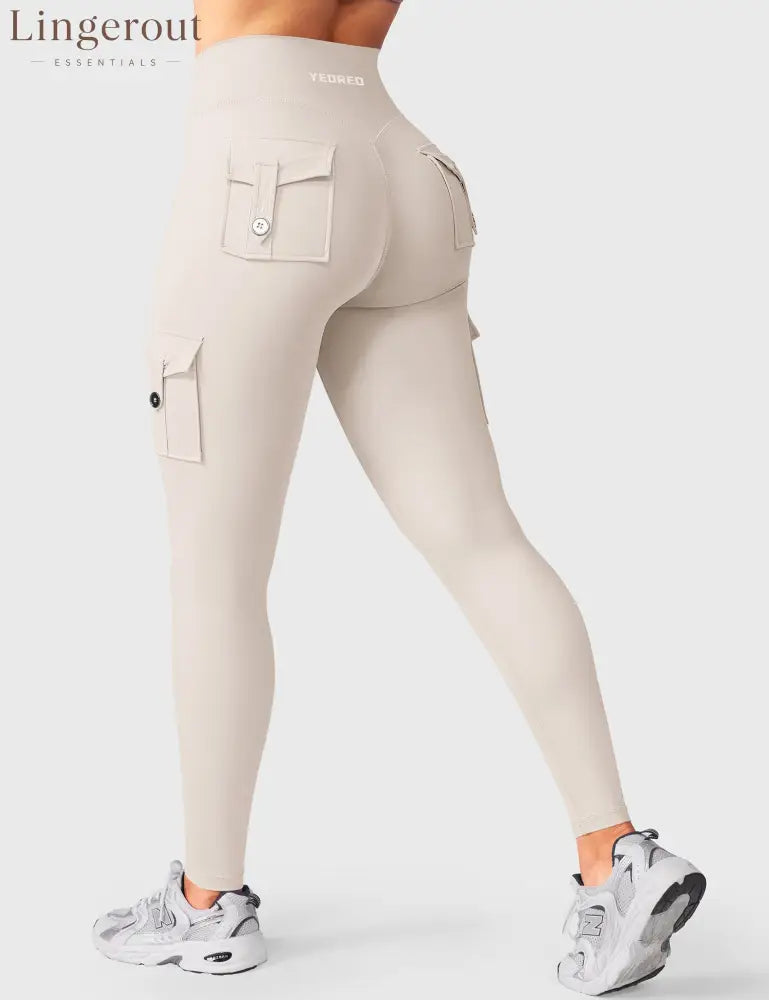 hugmecurve Hedda 25’’ CoreFlex Leggings - Light Khaki / XS