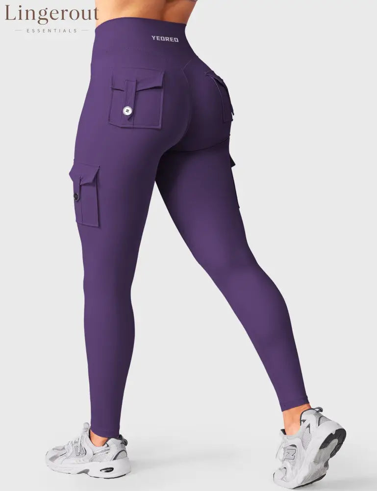 hugmecurve Hedda 25’’ CoreFlex Leggings - Purple Velvet / XS