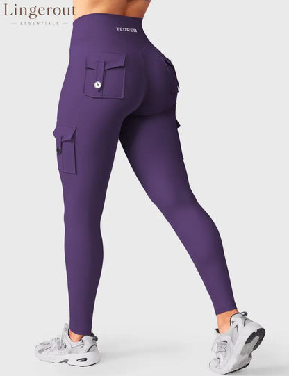 hugmecurve Hedda 25’’ CoreFlex Leggings - Purple Velvet / XS