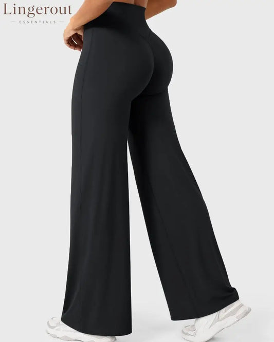 Leggings High-Waist Straight-Leg No Front Seam Buttery Soft Gym Yoga Pants for Women Fitness Tights