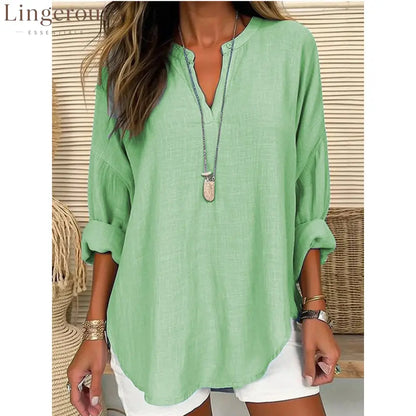 2026 Cross-Border Foreign Trade European And American Ebay Amazon Wish Popular Women’S Autumn And Winter V-Neck Cotton