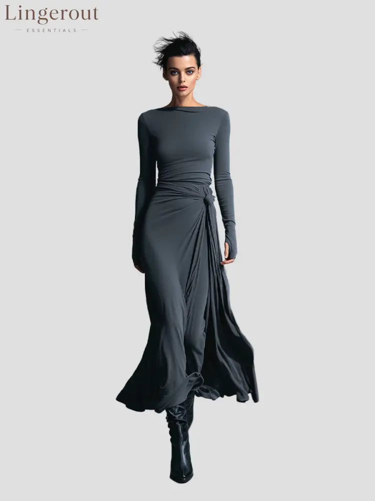 Liora Wrap Maxi Dress