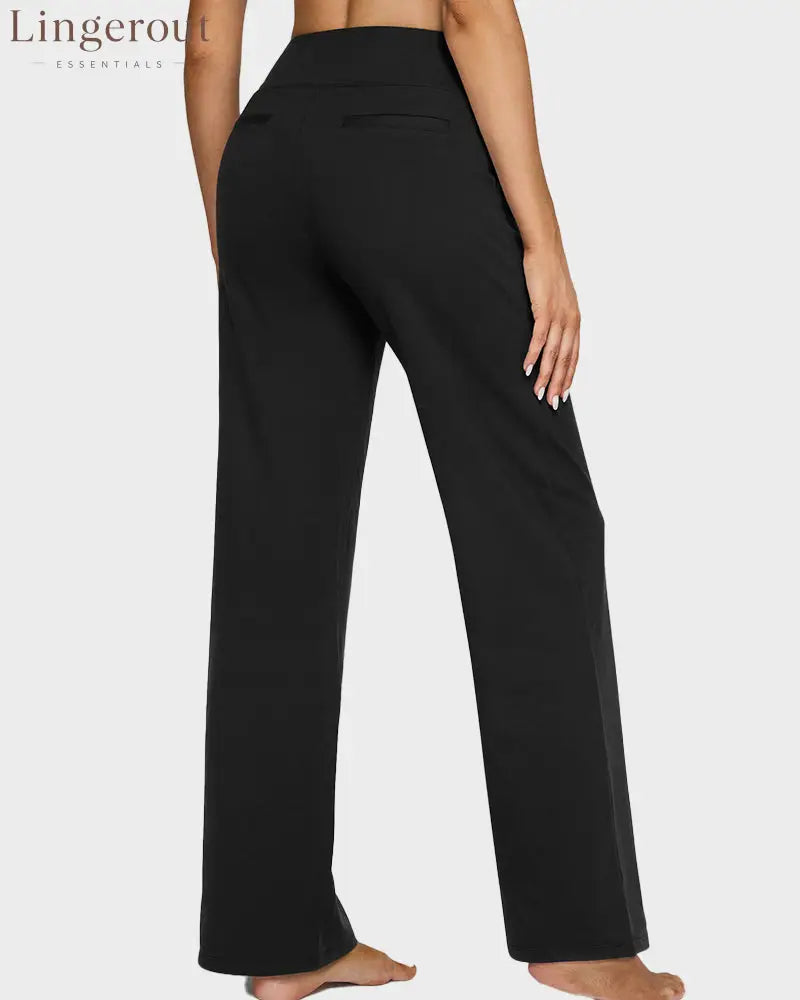 Loose High-Waist Business Wide-Leg Yoga Pants