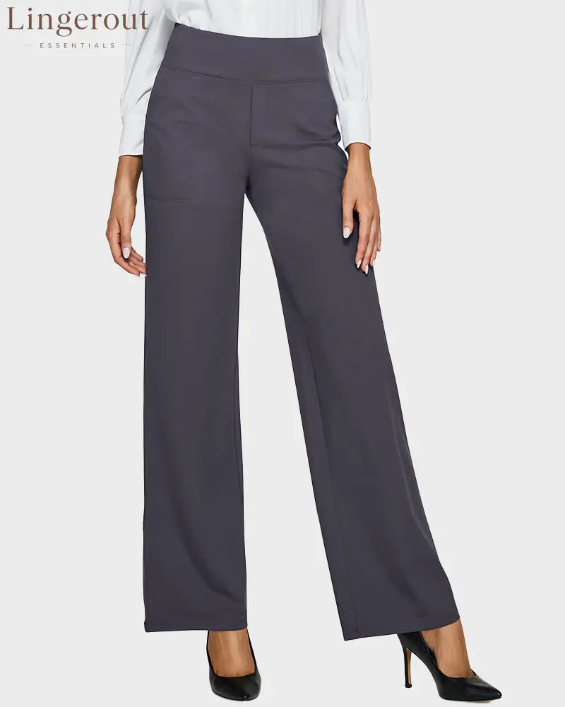 Loose High-Waist Business Wide-Leg Yoga Pants