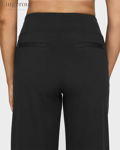 Loose High-Waist Business Wide-Leg Yoga Pants