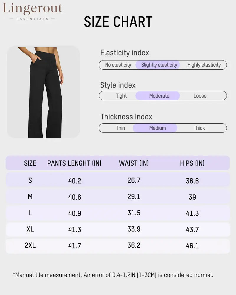 Loose High-Waist Business Wide-Leg Yoga Pants