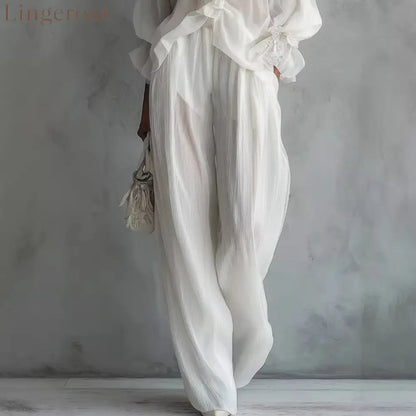 ✨ Luxury Flowy Ruffle Set | Where Effortless Elegance Meets Timeless Charm