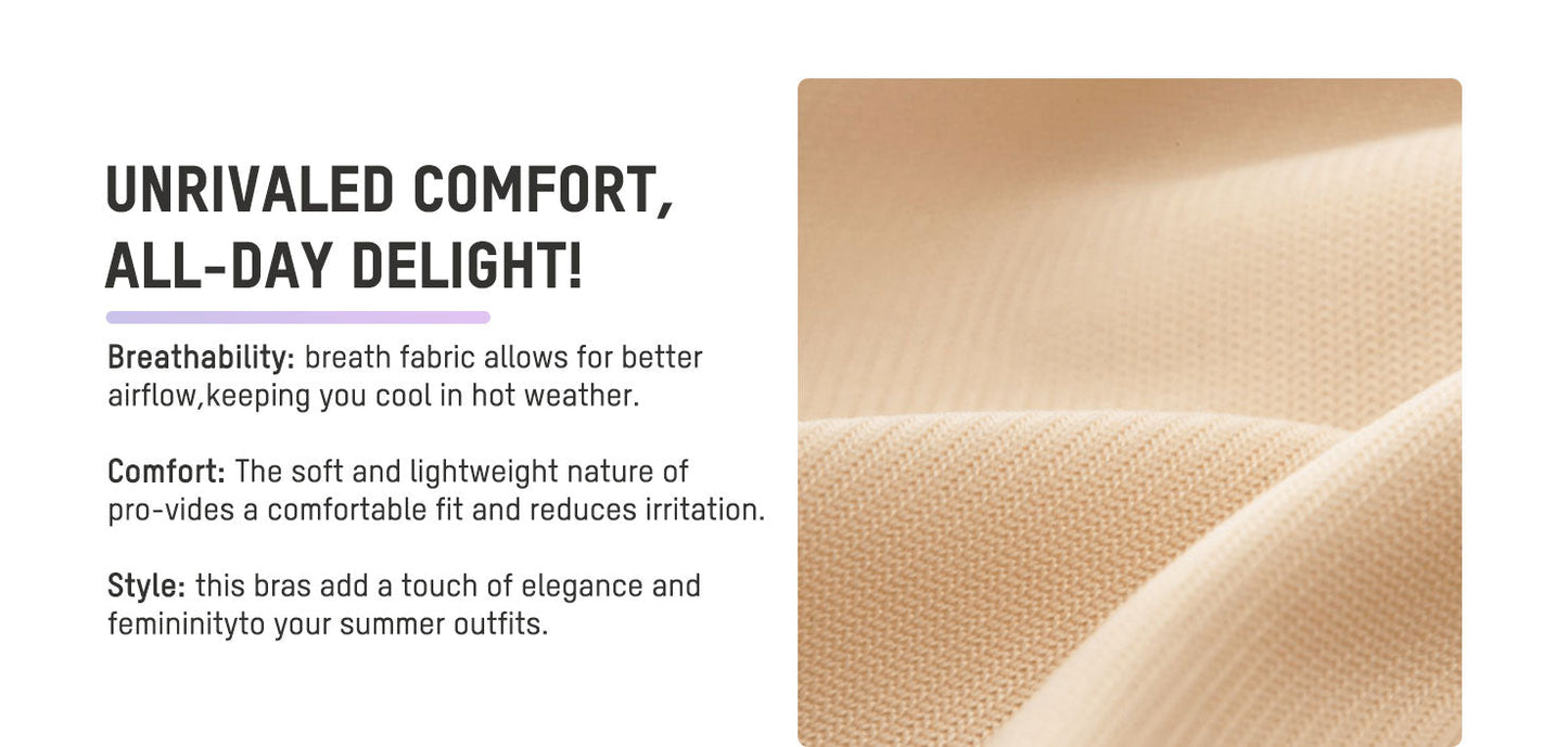 Hugmecurve Soft Full Coverage Scalloped Wireless Jelly Bra