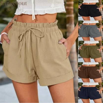 Relaxed Drawstring Shorts