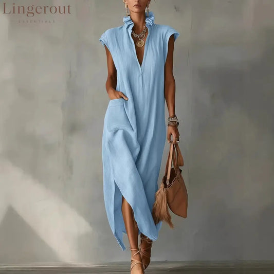 Ruffle Spring Maxi Dress