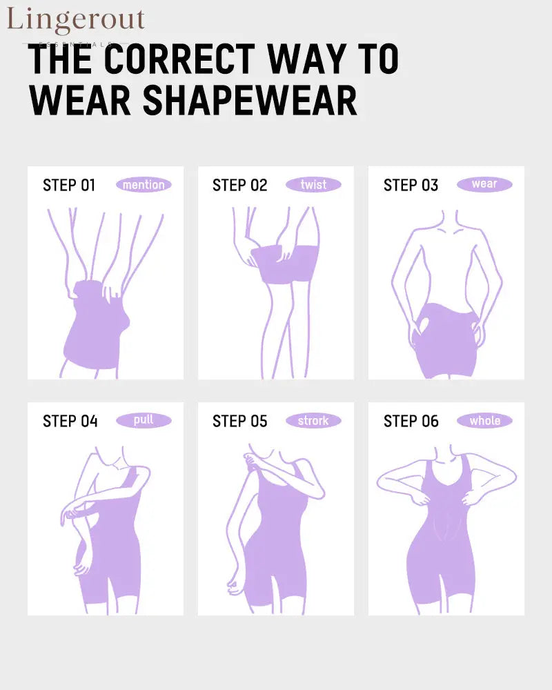 Seamless Tummy Control Shapewear Bodysuit | Butt Lifting High Compression Body Shaper Shorts