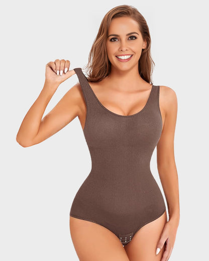 Hugmecurve® Smoothing Seamless Tank Top Bodysuit Tummy Control Shapewear