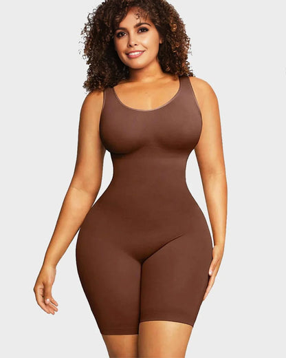 Hugmecurve® Seamless Sculpting Mid Thigh Bodysuit Shaper