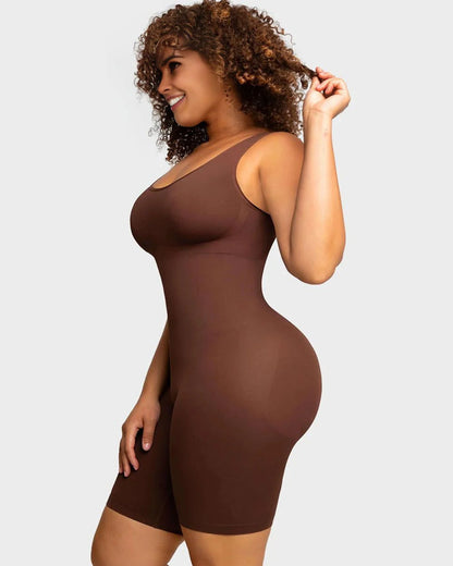 Hugmecurve® Seamless Sculpting Mid Thigh Bodysuit Shaper