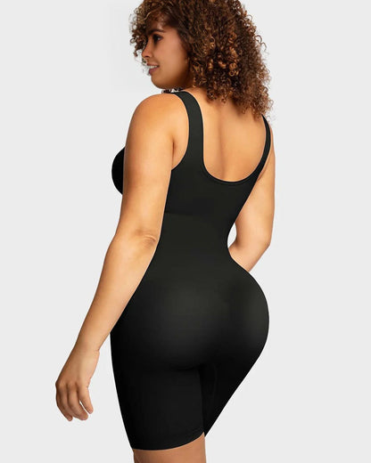 Hugmecurve® Seamless Sculpting Mid Thigh Bodysuit Shaper
