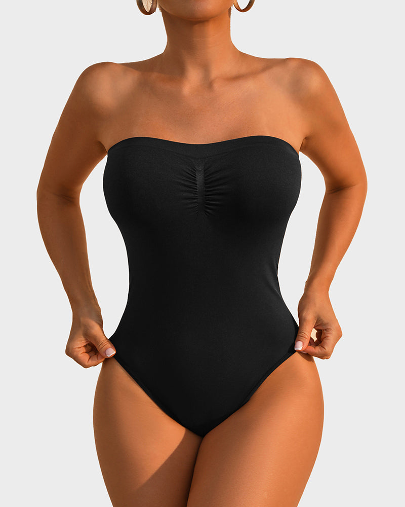 Hugmecurve® Strapless Tummy Control Sculpting Bodysuit