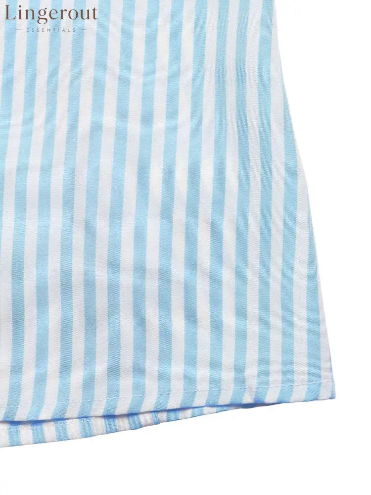 Striped Halter Neck Maxi Dress