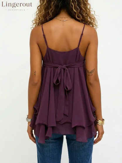 Stylish Chiffon Camisole Top