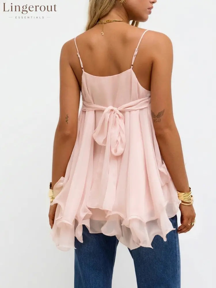 Stylish Chiffon Camisole Top